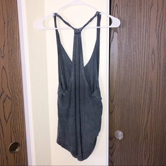 Free People | We The Free | Gray Burnout Tank | - Picture 8 of 8